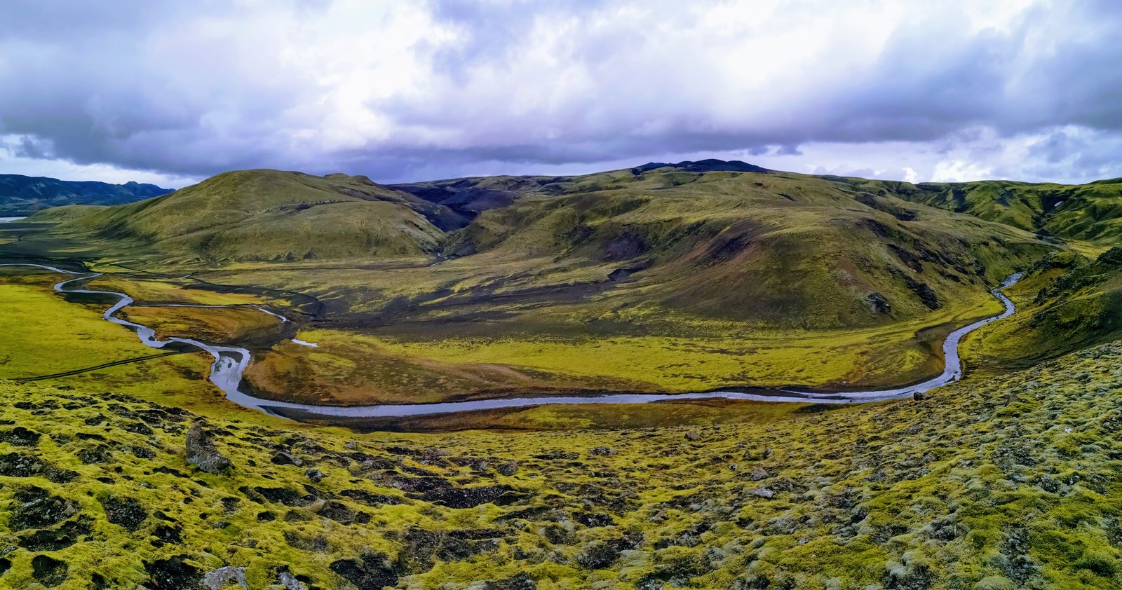 Highland river landscape
